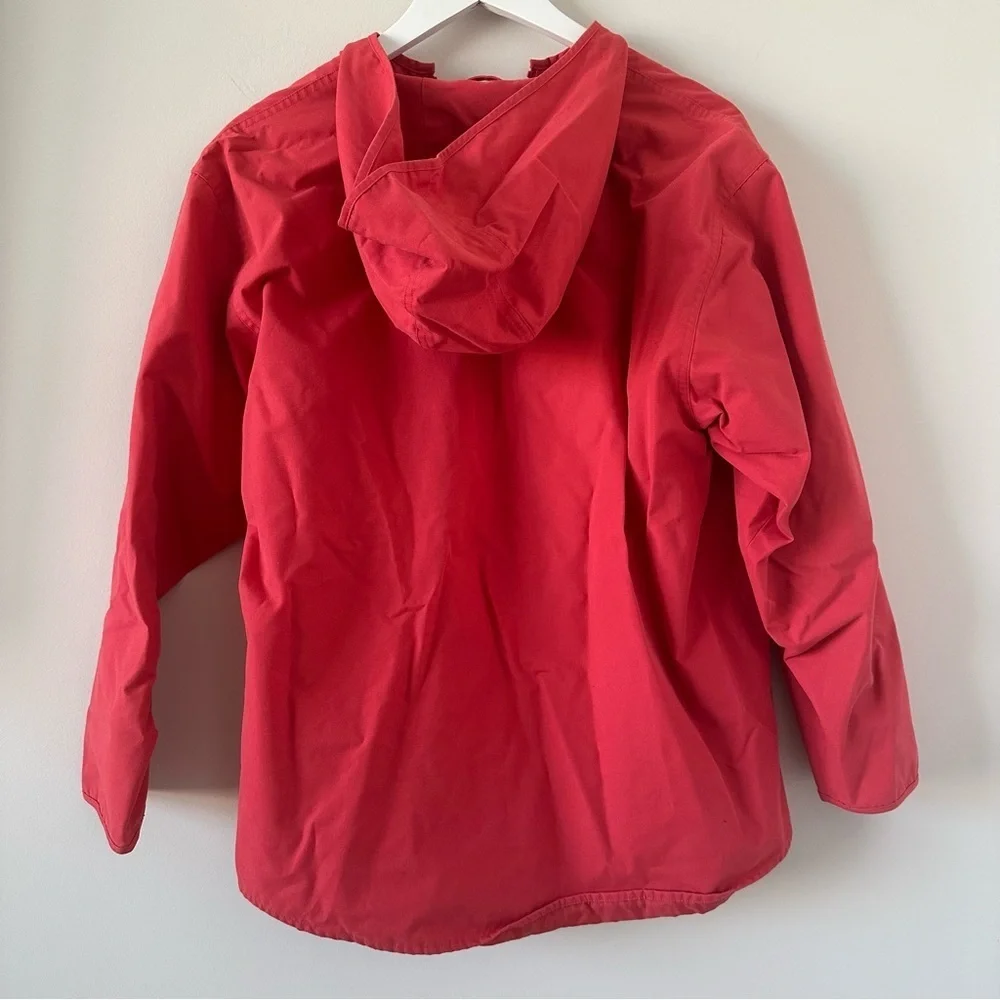 Women’s Vintage Rain Jacket Quarter Zip Hoodie Casual Corner Annex Pink VTG - Picture 9 of 11